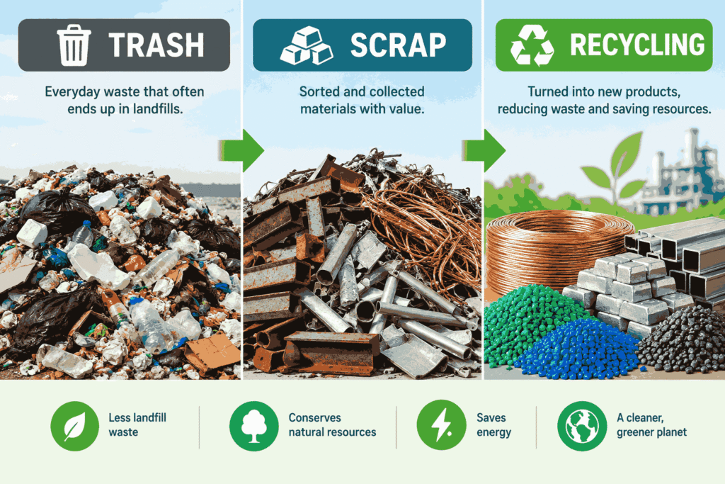 From Discarded Material to New Product: The Journey of Scrap